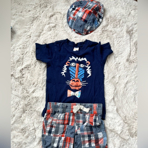 Short Gymboree Spring Smiles Plaid – Taille 12-18 Mois – Neuf Avec étiquettes